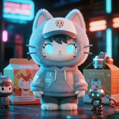 猫咪毛绒盲盒（隐藏款）