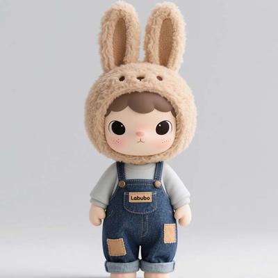 毛绒兔耳头盲盒.